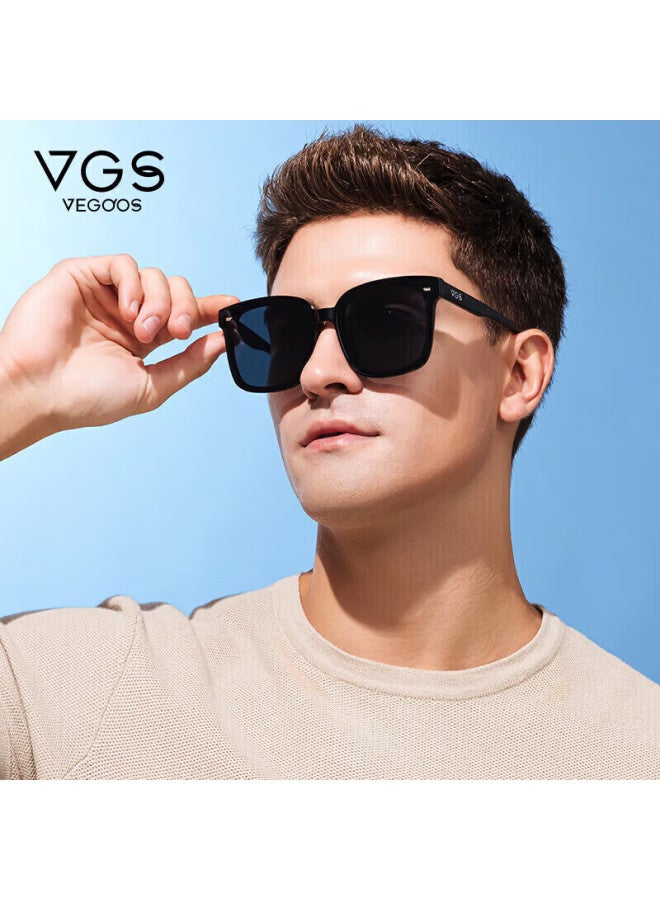 Vegoos نظارات شمسية للجنسين Uv400 إطار كبير نظارات القيادة 6259 Dark Night Black - Image 2