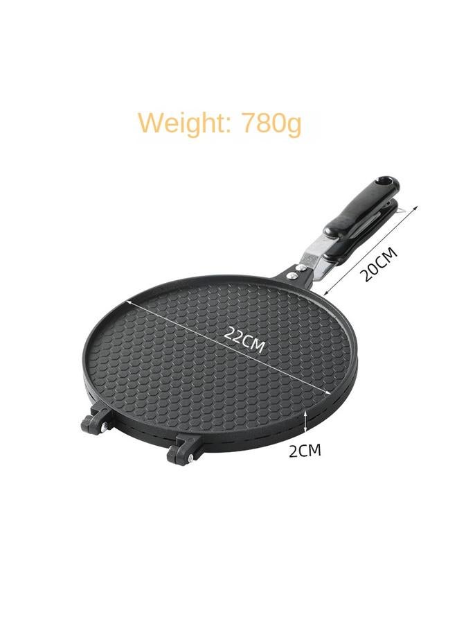 الأزرق جي دبليو قالب لفائف البيض المسطح لفائف البيض المقرمشة على الوجهين قالب الخبز آيس كريم مخروط قالب كعكة بالجملة - Image 1