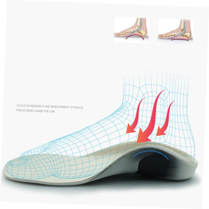 Orthotic Shoe Pads Breathable Arch Support Insoles For Size 36 37 Corrective Leg Cushions For Flat Feet And Posture Improvement Insole - Image 5