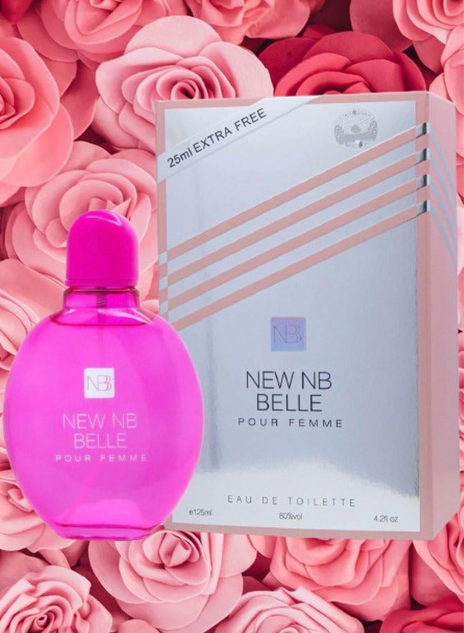 NB 20 Pieces New Nb Belle Perfume 125ml EDT - Image 2