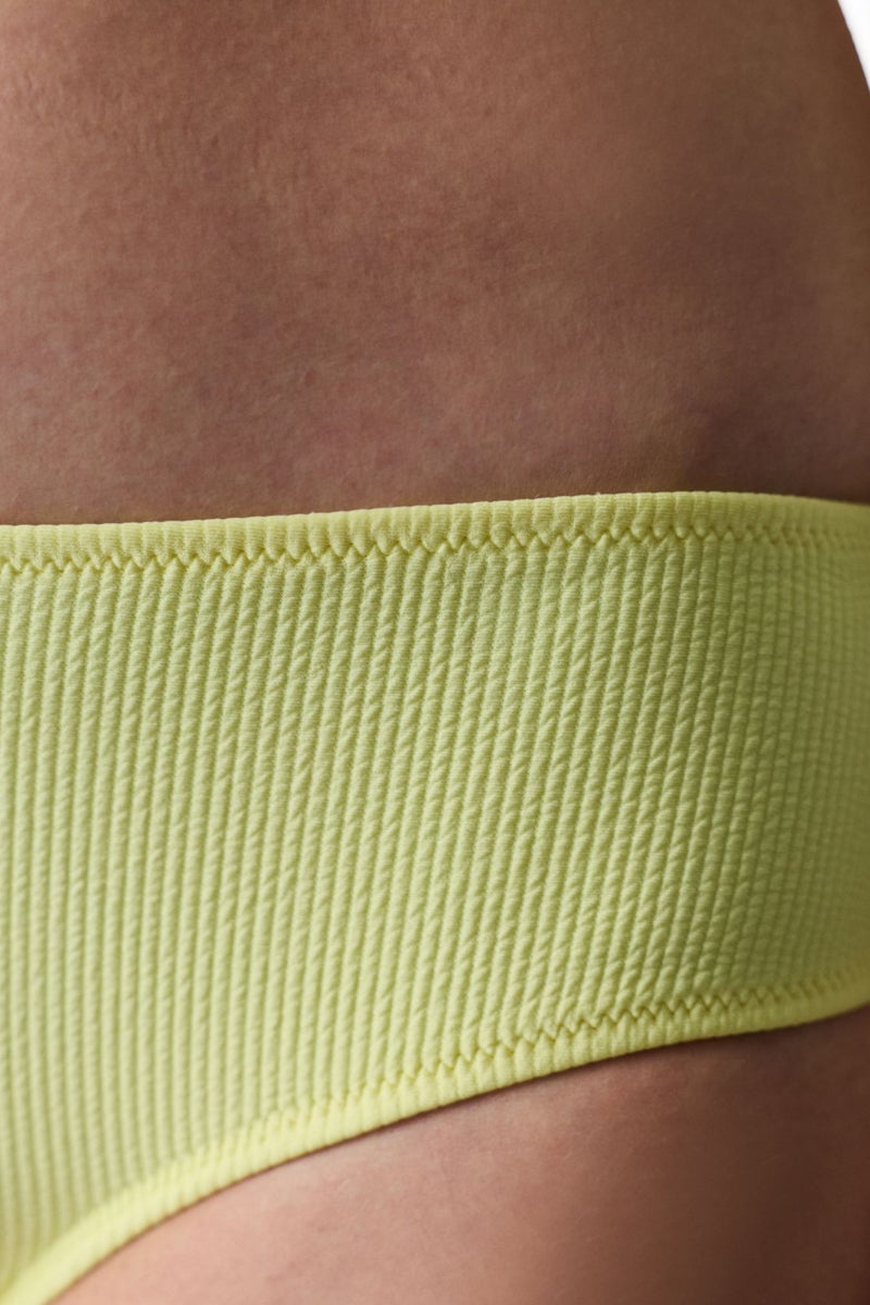 PENTI Arya Textured Mid Waist Bikini Bottom - Image 3