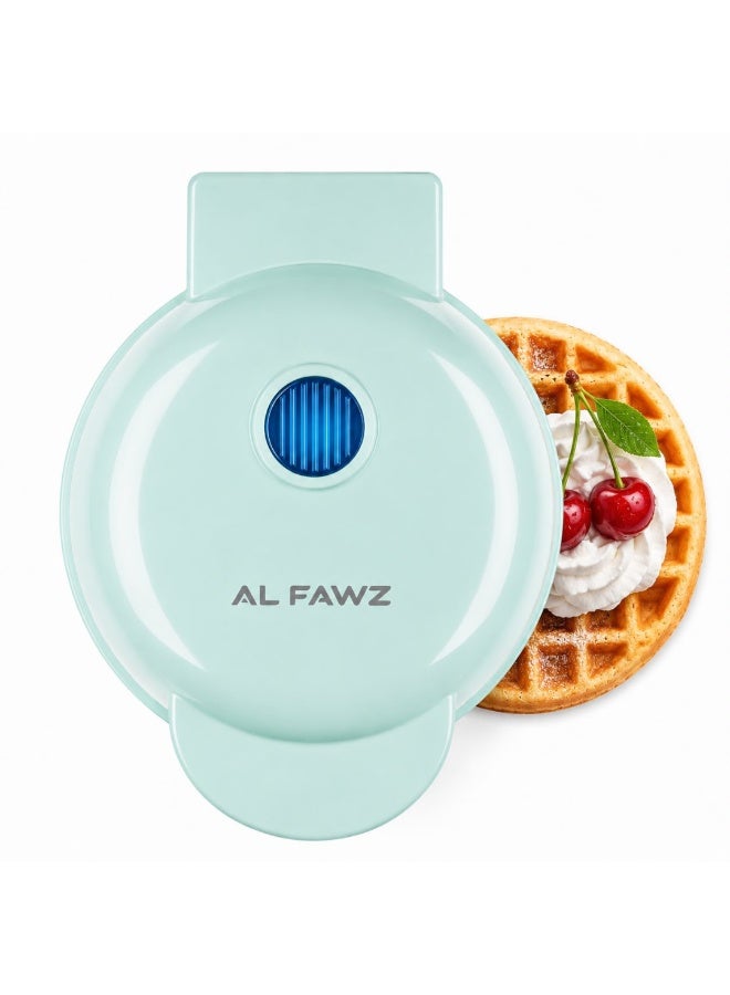 الفوز صانعة وافل صغيرة | ماكينة وافل بسطح غير لاصق مع تسخين سريع | صانعة وافل مدمجة لتحضير الإفطار والسندويشات وهاش براون والحلويات | 220-240 فولت (أكوا) - Image 1