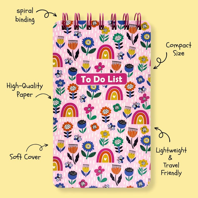 Articious Combo Includes A5 Slim Diary, 1 Mini To Do List, 1 Pocket Pad Combo Pack | 80 GSM | Ruled & Coloured Pages | Easy to Carry | Handy Diary Notebook | Diary for Girls 401_701_301 - Image 5