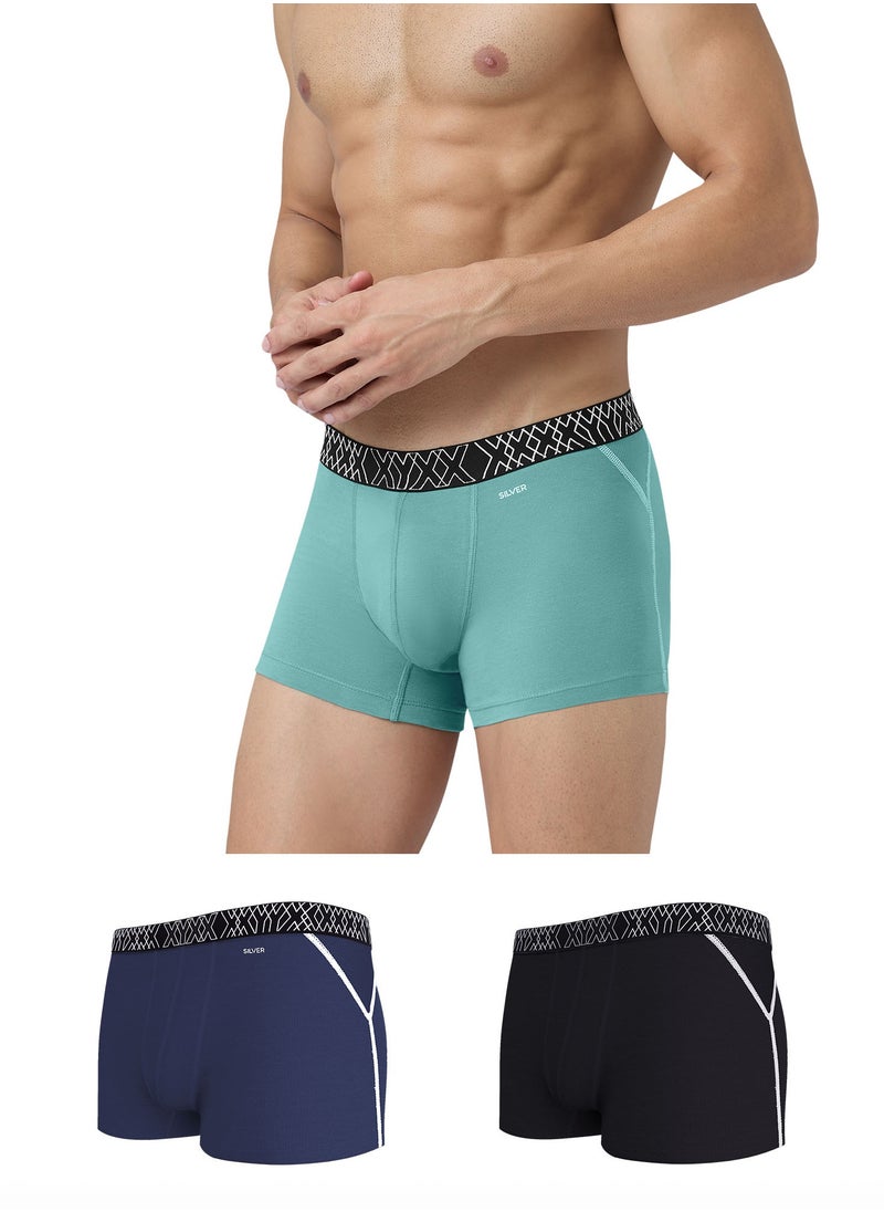 XYXX Pack of 3 Sprint Super Combed Cotton Trunk Underwear For Mens  - Image 1