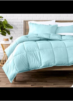 Home of linens Cotton - Plain - Heavy Comforter - 2.8Kgs - Down Alternative Filling - (For Matress 100cm/120cm) - Size (180cm x 240cm) - Pistachio  - Image 1