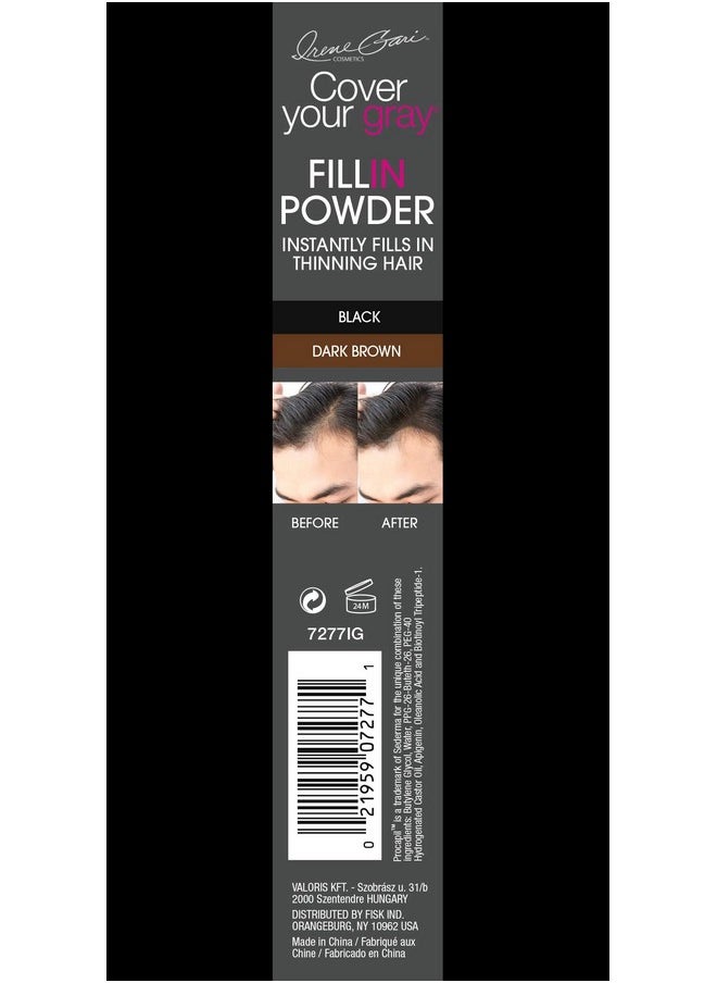 Cover Your Gray Fill In Powder Pro For Men Dark Brown/Black  - Image 2