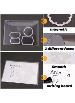 UNIMEIX UNIMEIX Thicken 24 Pcs Magnetic Sheets for Dies Storage Stamp and Die Storage Pockets Die Cut Storage for Card Making (12 Pcs Sheets+ 12 Pcs Bags, 1.2 mm Thickness  - Image 2
