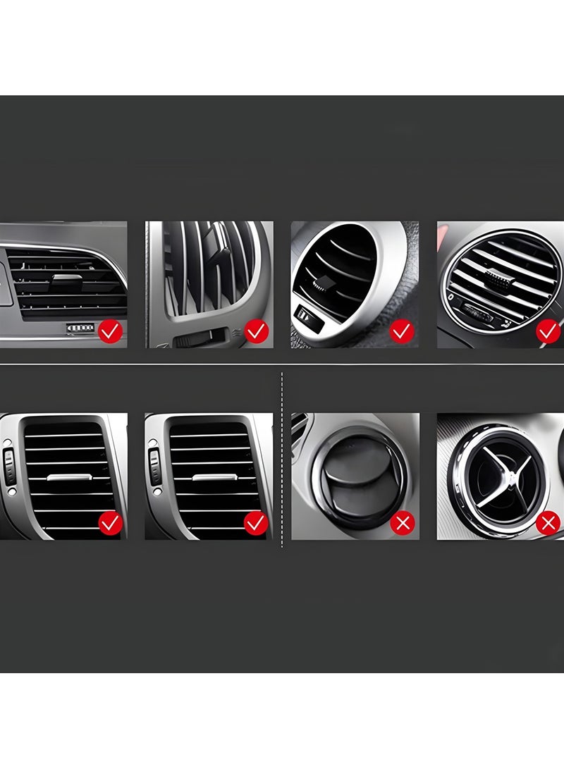 AROMA LOOP Car Air Freshener BLACK Long Lasting, Non-Toxic Gel Fragrance for Car Vent Works with Car Air Flow, Spill Proof, Eco-Friendly - Image 5