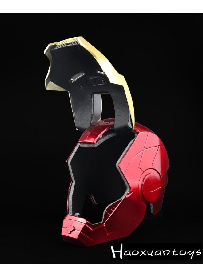 1:1 Iron Man Helmet Gloves Wearable Luminous Model Hand-made Cos Props Toy Children Gift-Color:Multi-function Palm Left Hand Band Sound Effect - Image 4