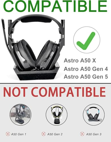 defean A50 Gen 4 Mod Kit - defean Replacement Earpads and Headband Compatible with Astro A50 Gen 4 Headset,Ear Cushions, Upgrade High-Density Noise Cancelling Foam, Added Thickness - Image 2