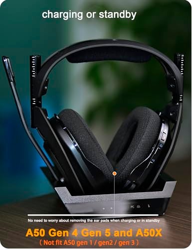 defean A50 Gen 4 Mod Kit - defean Replacement Earpads and Headband Compatible with Astro A50 Gen 4 Headset,Ear Cushions, Upgrade High-Density Noise Cancelling Foam, Added Thickness - Image 4
