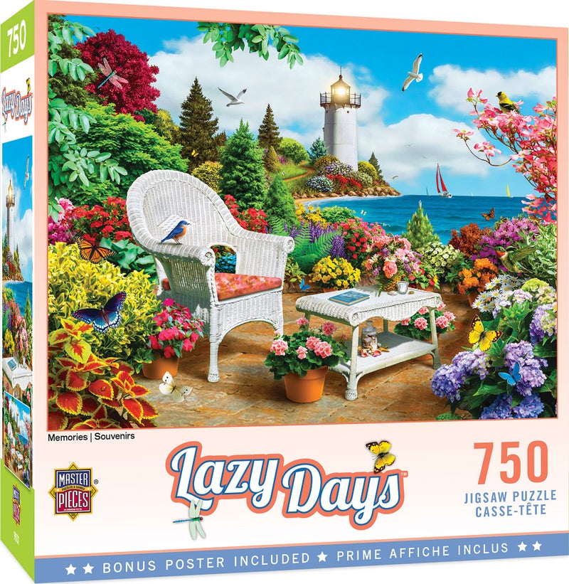 Masterpieces 750 Piece Jigsaw Puzzle for Adults and Family - Memories - 18"x24" - Image 1