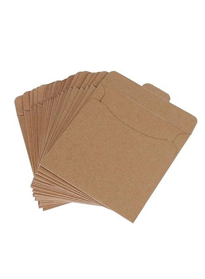 Mydio 50 Pack Kraft Paper Dvd Envelopes Cardboard Cd Sleeves - Image 1
