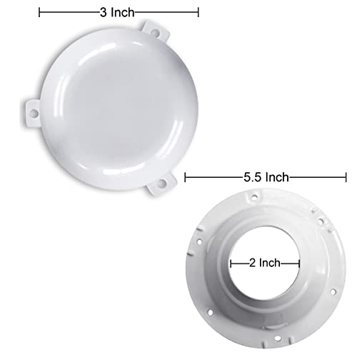 NU-SET | RV Roof Vent Caps | RV Roof Vent Cover | RV Accessories & Door Hardware (White) - Image 2