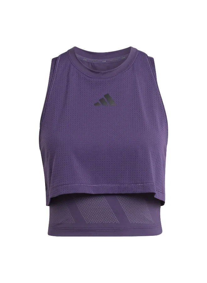 adidas Cool Int. Tank Purple Training Tops For Women XS