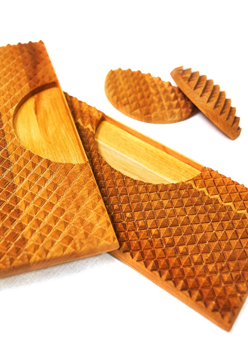 Timbergood Sadhu Board for Flat Feet – Beech Wood Foot Massager with 10mm Spikes, Removable Protrusions, Eco-Friendly Wax Finish, Patented Design - Image 1