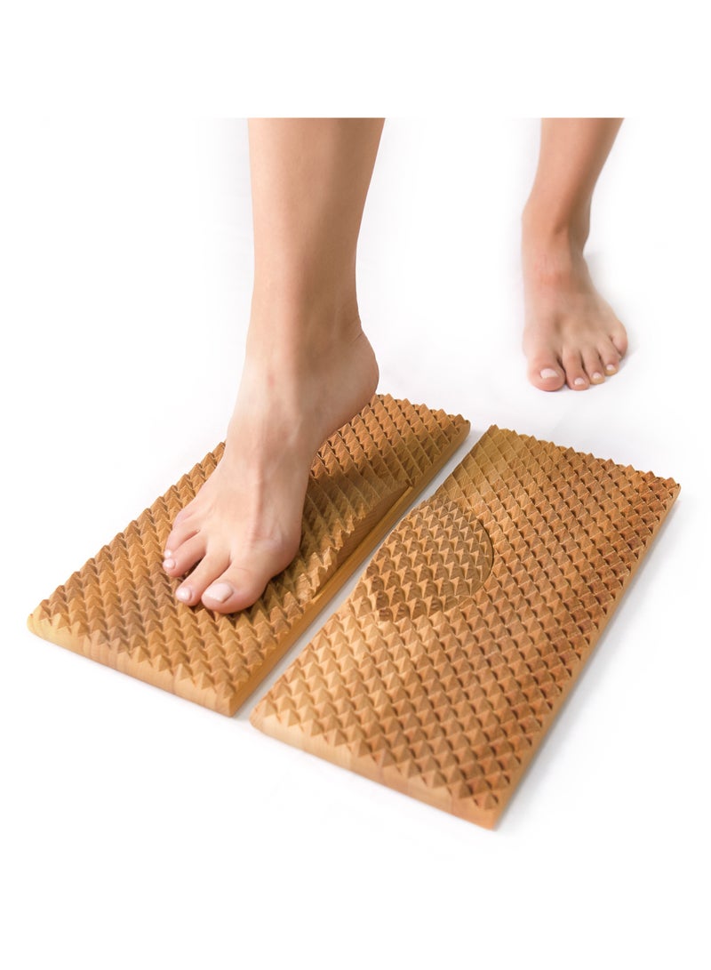 Timbergood Sadhu Board for Flat Feet – Beech Wood Foot Massager with 10mm Spikes, Removable Protrusions, Eco-Friendly Wax Finish, Patented Design - Image 4