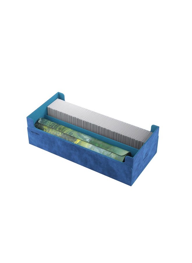Gamegenic Dungeon 1100+ Convertible Deck and Game Accessories Box | Double-Sleeved Card Storage | Card Game Protector | Nexofyber Surface | Holds up to 1,000 Cards | Blue Color | Made by Gamegenic (GGS20116ML)  - Image 4