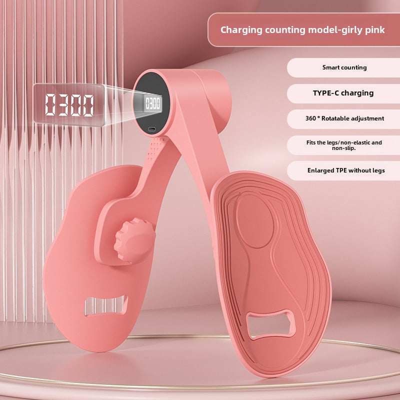 Generic Multifunctional Pelvic Floor Trainer Postpartum Leg Toner Digital model [without soft glue] pink 