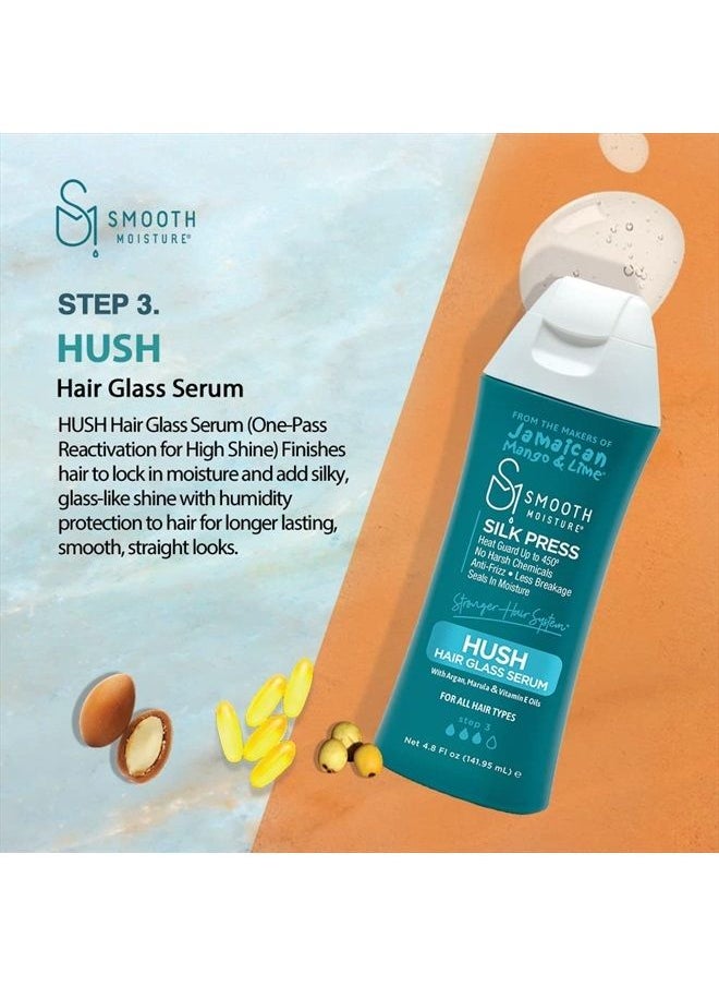 SMOOTHMOISTURE - Hush Hair Glass Serum – Thermal Sealant and Shine for Hair (4.8 oz) - Image 1