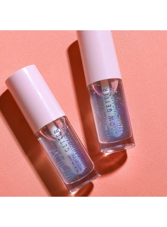 moira Glow Getter Hydrating Lip Oil (001, Sky Blue) - Image 4