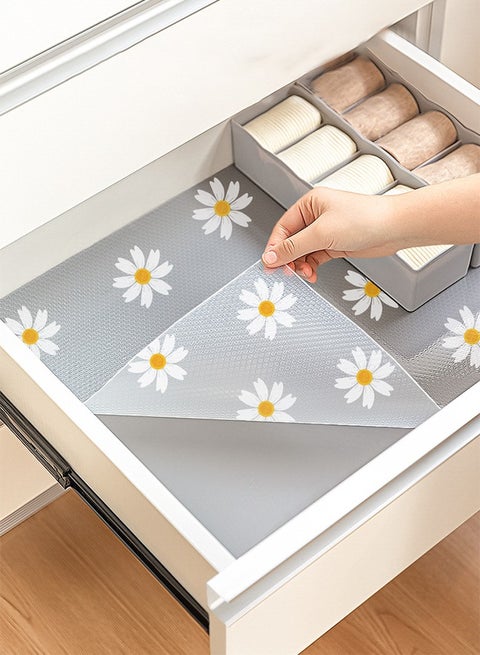 3-Rolls Non-Adhesive Cupboard Cabinet Drawer Mat Clear 45x100cm