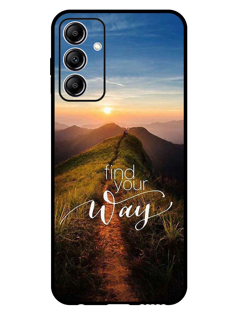 Theodor Protective Case Anti Scratch Shock Proof Bumper Cover For Samsung Galaxy A35 Find Your Way - Image 1