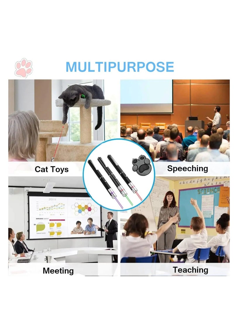 YUNSYE High Power Lazer Pointer, LaserToys Pointer Interactive Toys for Indoor Cats and Dogs, Pet Cat Catch Single Interactive Exercise Cat Training Tool with USB Rechargable  - Image 2