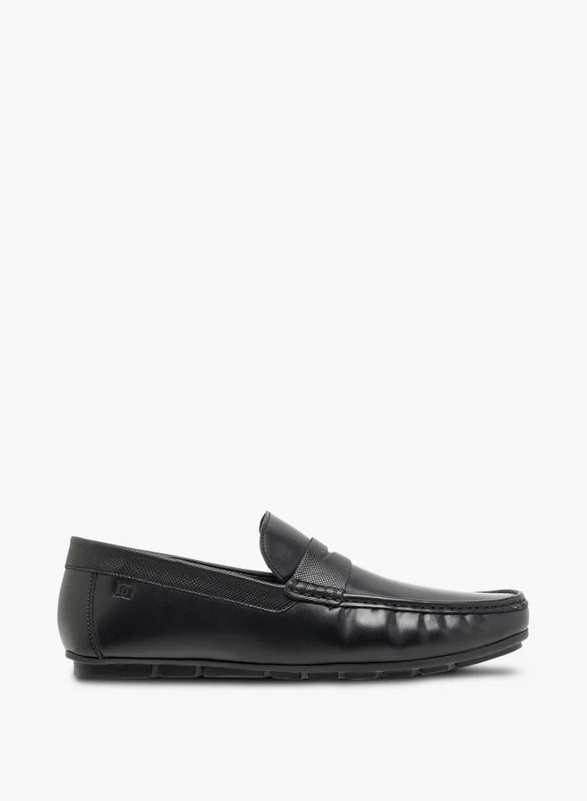 Men's Solid Slip-On Moccasins