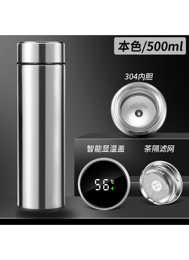 Smart Thermal Flask with Temperature Display Smart White