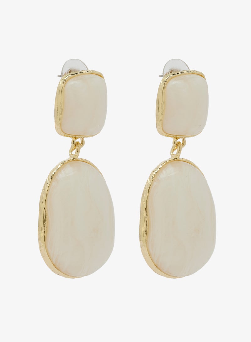 ELLA Resin Drop Down Earrings - Image 1