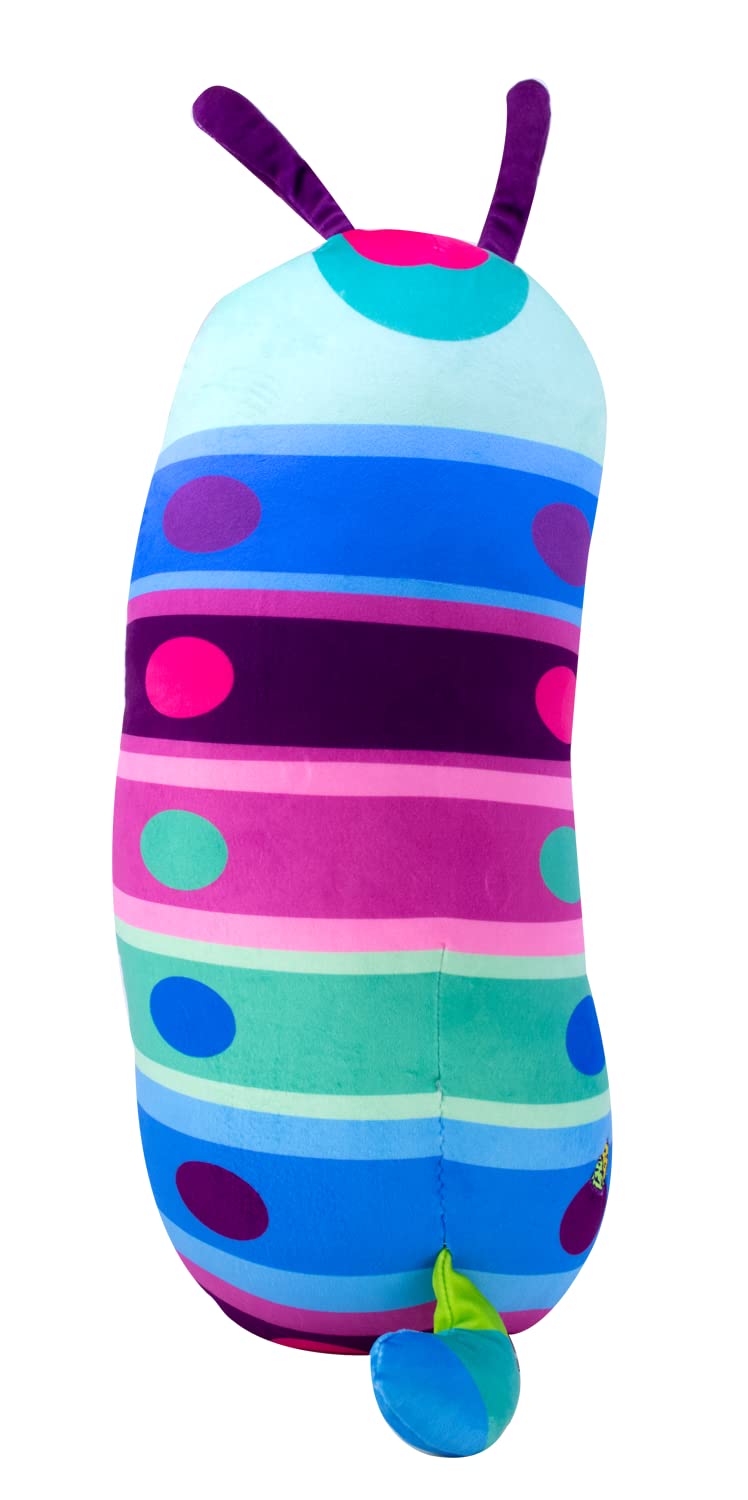 Cats vs Pickles  Hugger  Caterpillar  17 SuperSoft and Huggable Plush The Perfect Cuddle Buddy Use as Fun Bedroom Dcor Bed Pillows or Calm Down Toys - Image 3
