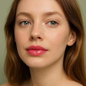 2PCS Lip Oil Gloss Set Plumping Hydrating Lip Oils in Clear and Pink Lightweight Fat Oil Texture Tinted Gloss Shine for Moisturized Lips Daily Lip Care for Women Girls - Image 5