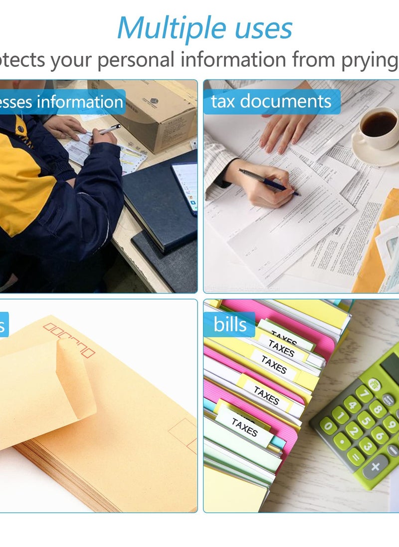 Confidential Identity Protection Roller Stamp - Anti-Theft Privacy Stamp for ID and Address Blockout, Secure Your Information with This Identity Theft Protection Tool.
