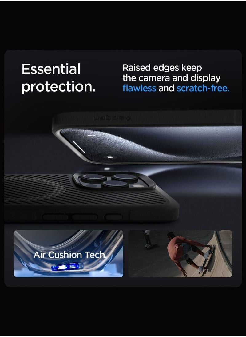 Spigen Core Armor MagFit iPhone 16 Pro Max Case Cover with Magsafe (2024) - Matte Black  - Image 4