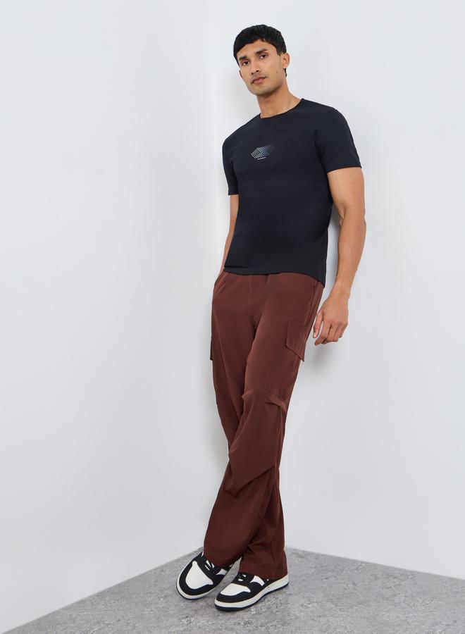 ستايلي تيشيرت بياقة دائرية وطبعة جرافيك - Image 1