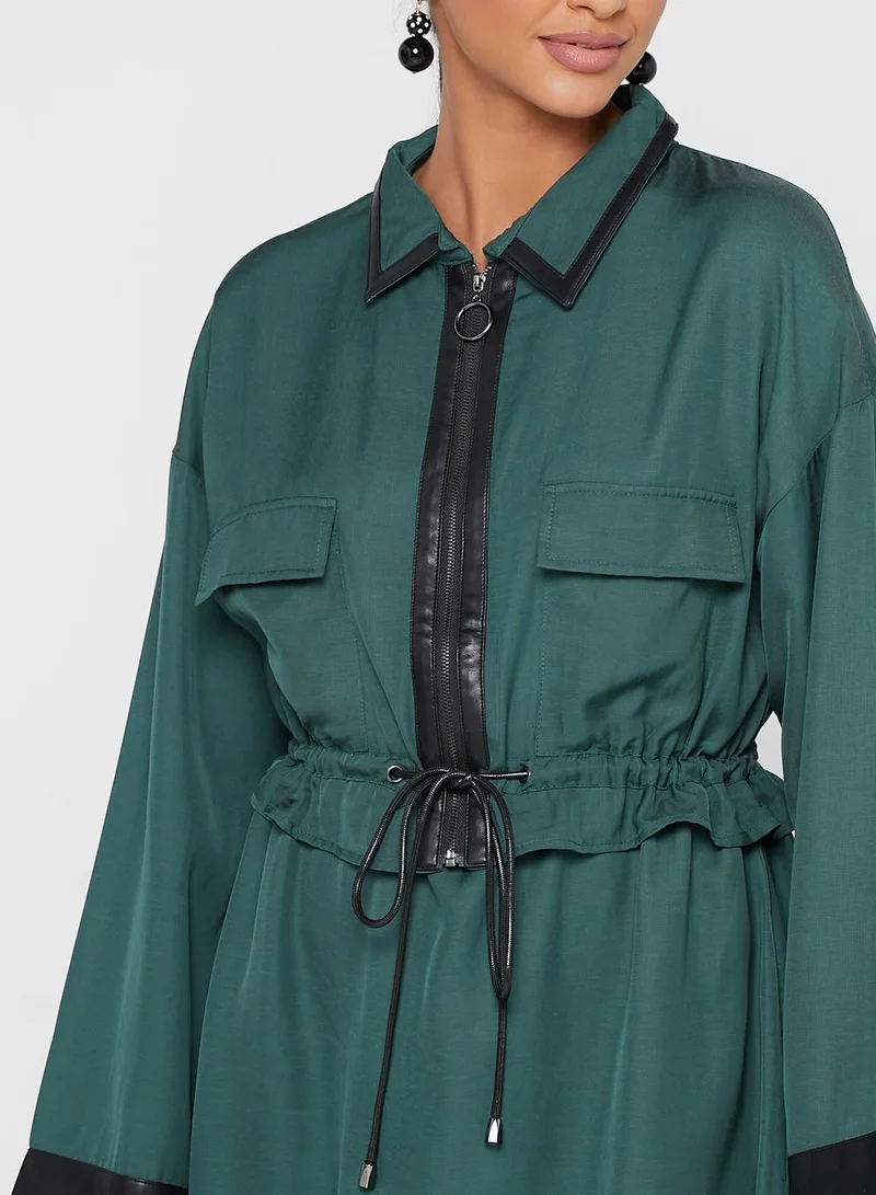 ANOTAH Long Sleeve Maxi Dress