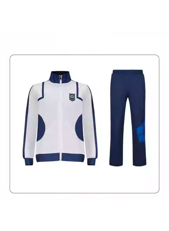 NIBEMINENT Anime Cosplay costume sets, sportswear, blue lock sportswear, school Halloween costumes - Image 1