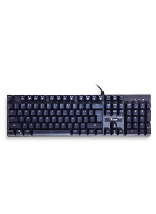 Mechanical Gaming Keyboard, model VM01-R for computer and lap top RGB Full size with 104 key, cable USB and 6pcs free pulg in switches , Speed interface , Red switch, adjustable height in to give comfort to the hand while playing . It can be used at home, office and personal use. - pzsku/ZB490AE30FF509E8612E3Z/45/_/1735377823/28569bd3-9108-4afb-a894-1c789ee74aef