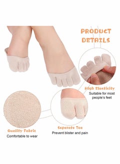 KASTWAVE Toe Topper Socks,Half Socks No Show Liner Socks  - Image 2