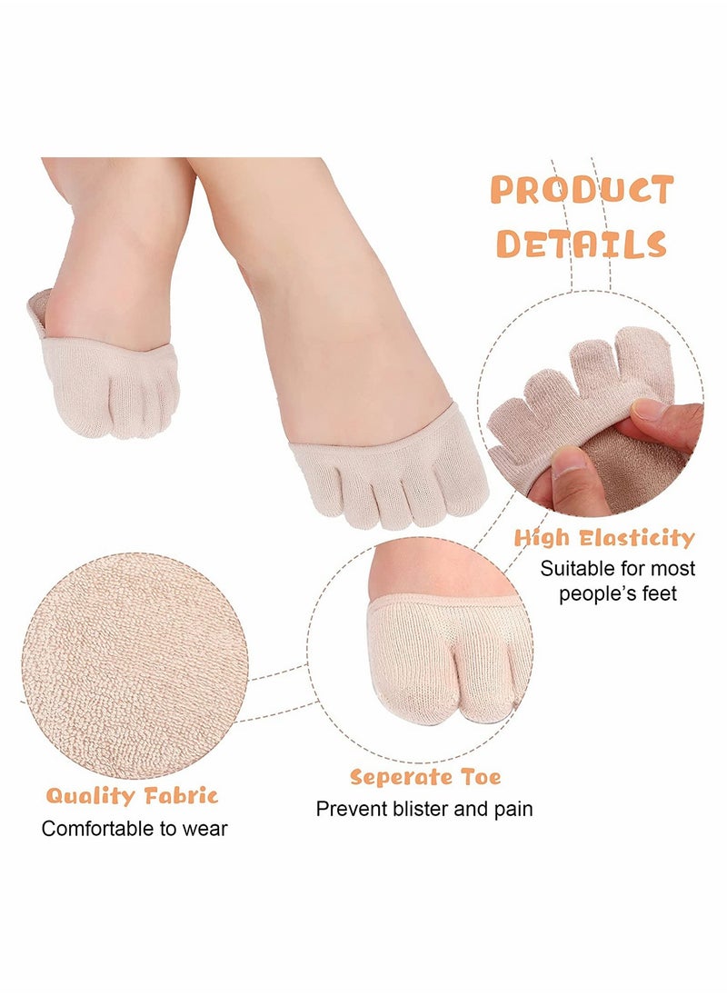 KASTWAVE - Toe Topper Socks,Half Socks No Show Liner Socks - Image 1
