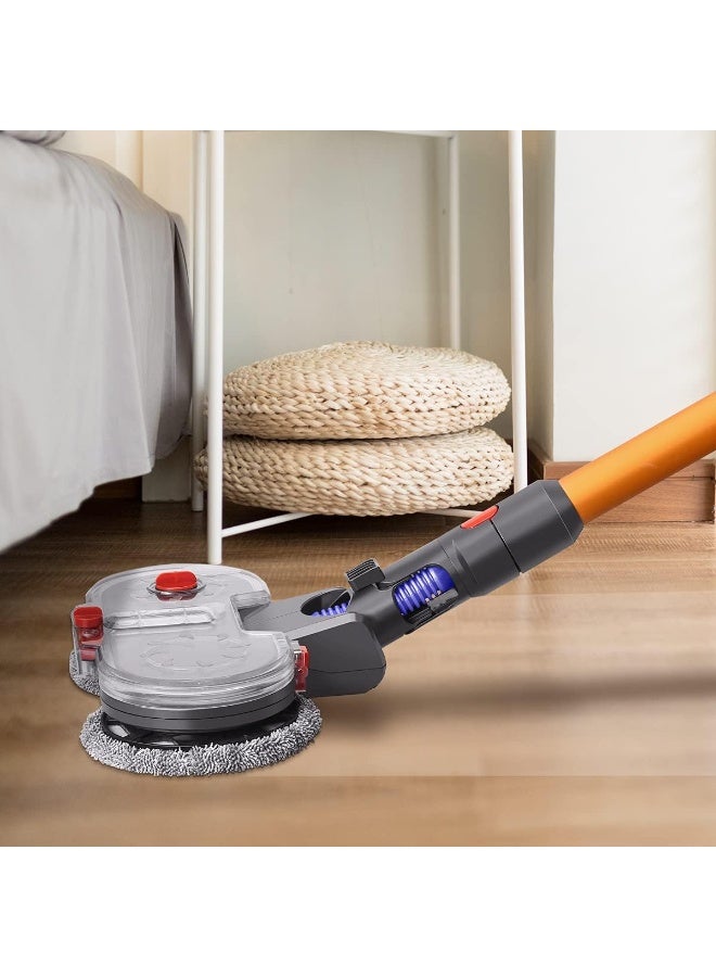 مرفق رأس مسح كهربائي لـ Dyson V15 V11 V10 V8 V7 المكنسة الكهربائية مع خزان المياه القابل للإزالة ، 12 منصات مسح قابلة للغسيل - Image 2