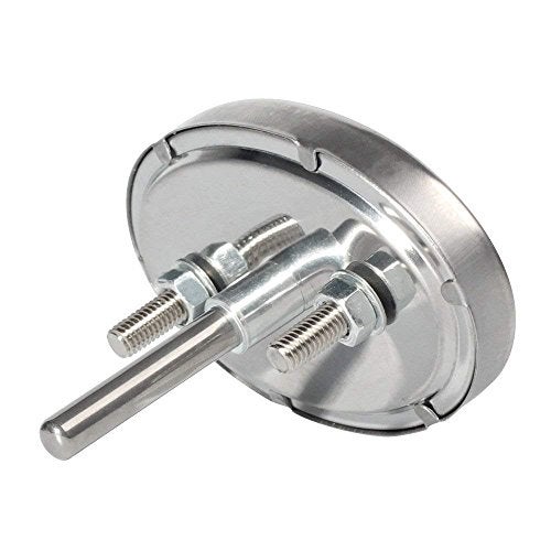GasSaf Lid Thermometer Temperature Gauge Replacement for Nexgrill, Grill master 720-0697, Charmglow 720-0234, Aussie, Brinkman, Members Mark and Other Gas Grill, Oval Stainless Steel Heat Indicator - Image 3