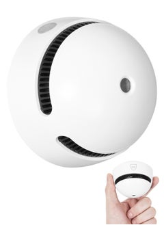 EUREKA SHIELD 10-Year Battery Smoke Detector for Home | 85dB Fire Alarm, Military-Grade Photoelectric Sensor Reduces 70% False Alarms | CE/UL Globally Certified | Easy Install (Adhesive/Screws)  - Image 1