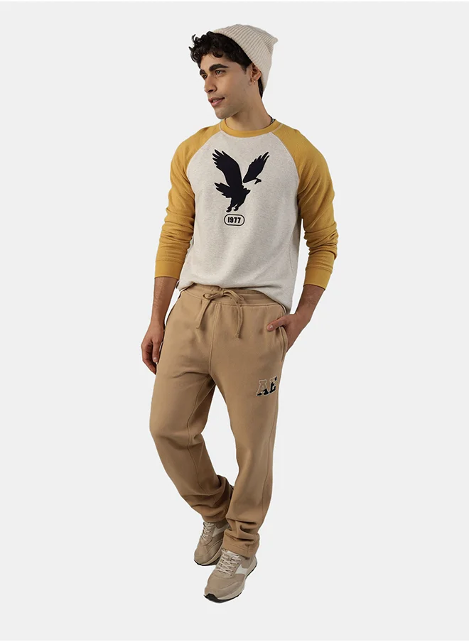 American Eagle Graphic Print Thermal T-Shirt