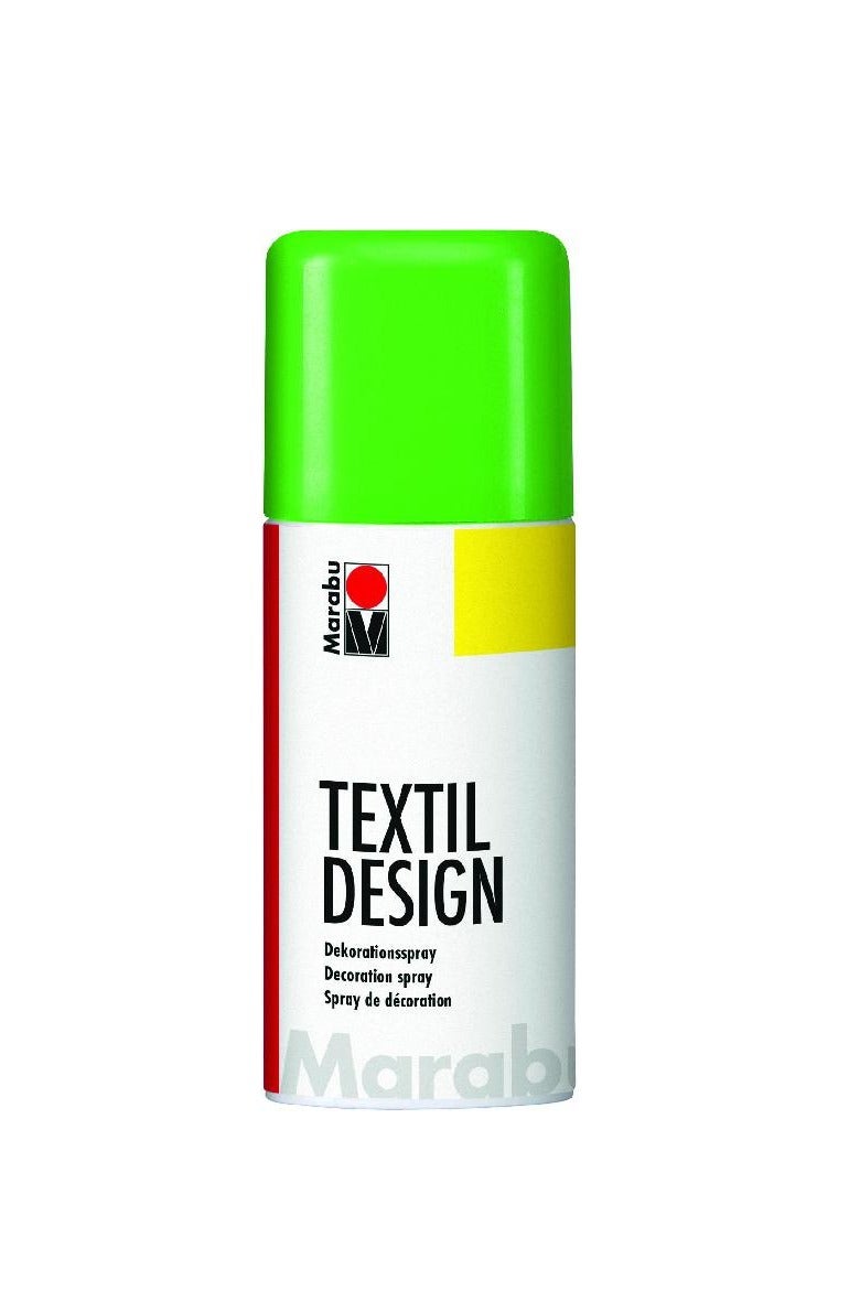 Marabu TEXTIL Design Fabric Color Spray Textile Paint Neon Green150.00 ml