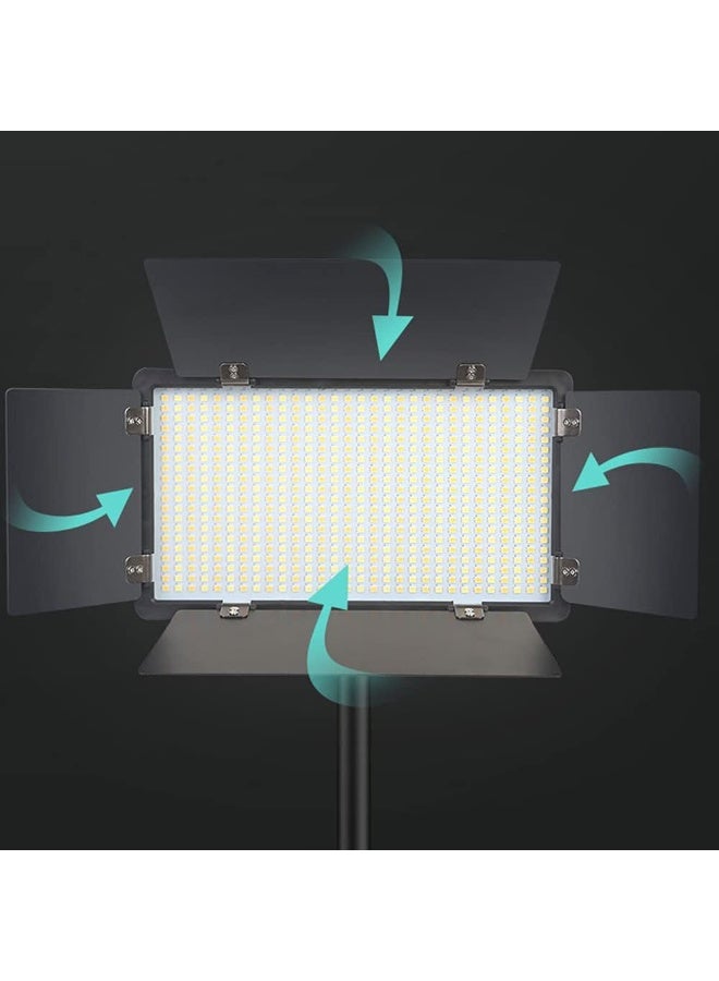 Professional Rechargeable Pro 800 RGB 50W LED Panel Light Photography, Studio Light with Tripod Stand for Video Recording/Content Creation/Game Live Streaming Zoom (800 LED RGB Light) - Image 5