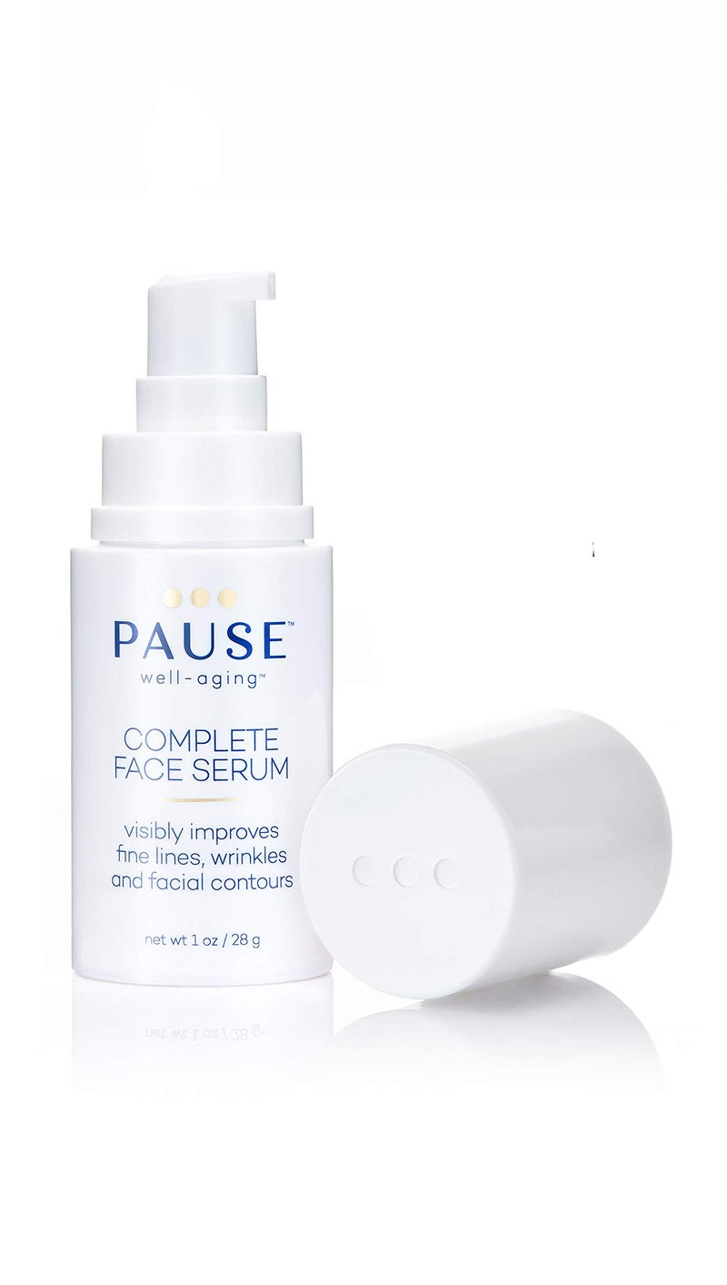 Pause WellAging Complete Face Serum  Menopausal Skin Tightening Serum  Hydrates Tones and Tightens During the Stages of Menopause  Facial Skin Care Products For Fine Lines and Wrinkles  1 fl oz