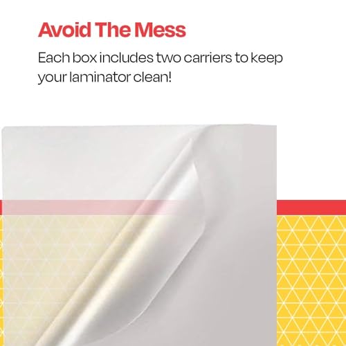 School Smart Laminating Pouches, 9 x 11-1/2 Inches, 3 mil Thick, Pack of 100 - 086081 - Image 4