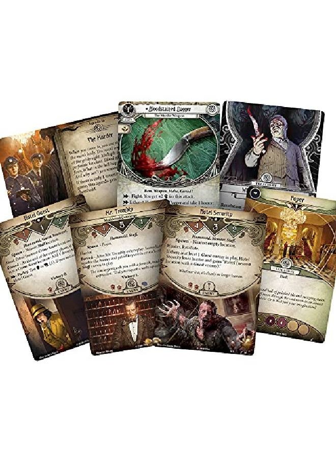 Fantasy Flight Games Arkham Horror The Card Game Murder At The Excelsior Hotel Scenario Pack ; Horror Game ; Cooperative Mystery Card Game ; Ages 14+ ; 12 Players ; Avg. Playtime 12 Hours ; Made By  - Image 3